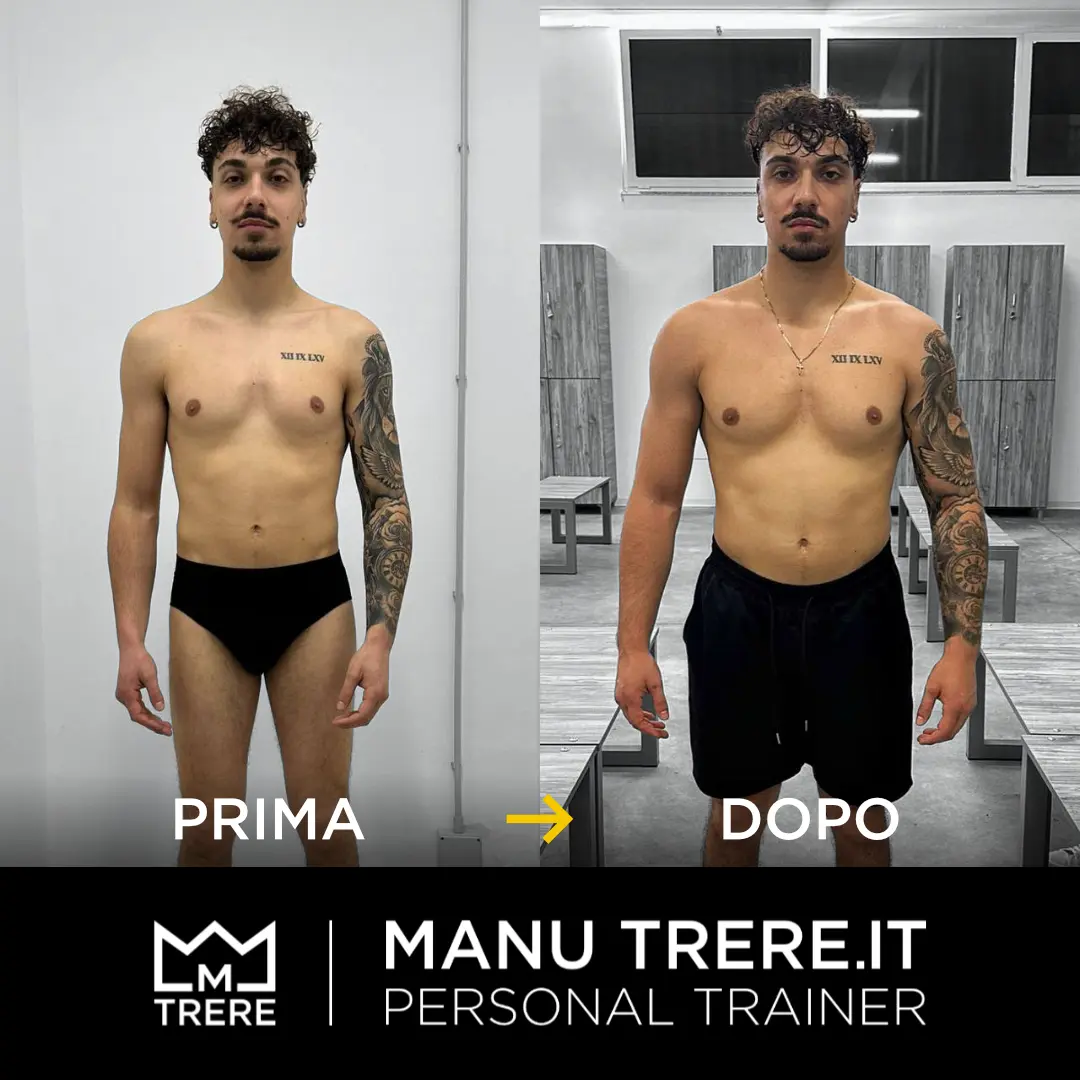 Coaching Online di Manu Trere, foto trasformazione cliente soddisfatto.