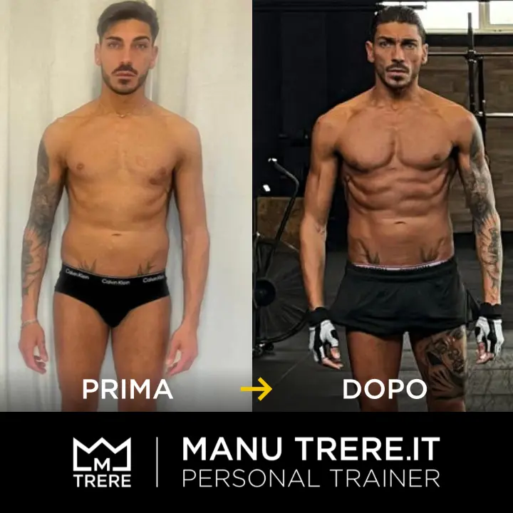 Coaching Online di Manu Trere, foto trasformazione cliente soddisfatto.